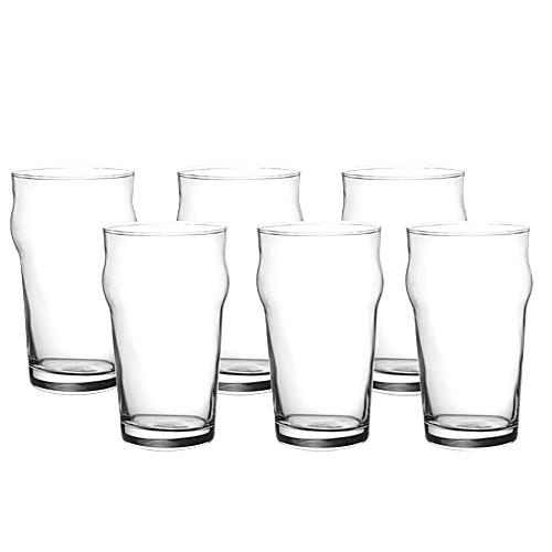 Buy Sanjeev Kapoor Nonic Beer Glass- Transparent Online at Best