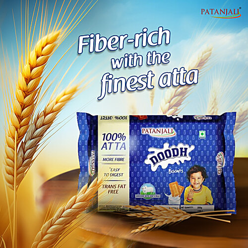 Patanjali Doodh Biscuits 255 Gm