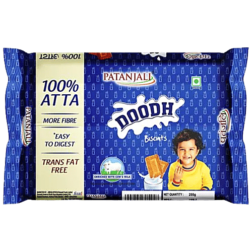 Patanjali Doodh Biscuits 255 Gm