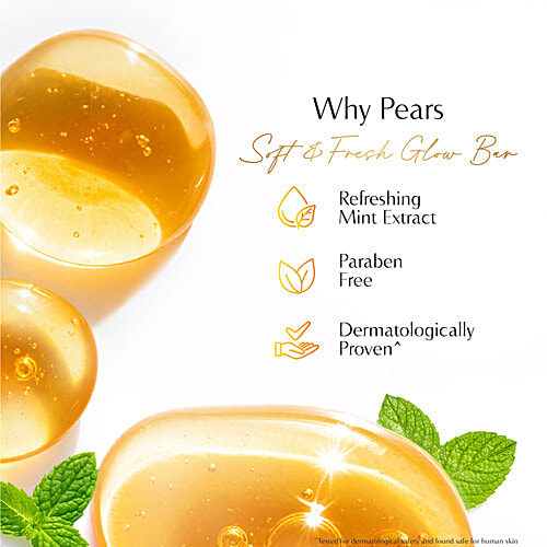 Pears Soft Fresh Glow Soap 125Gm*6 Cbd