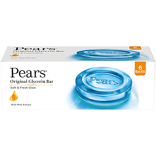Pears Soft Fresh Glow Soap 125Gm*6 Cbd