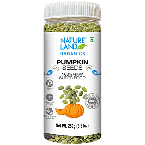 Buy Natureland Organics Pumpkin Seeds - Raw Online at Best Price of Rs ...