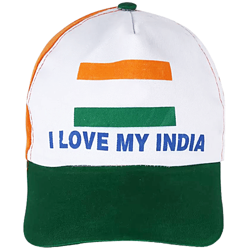tri colour cap for kids