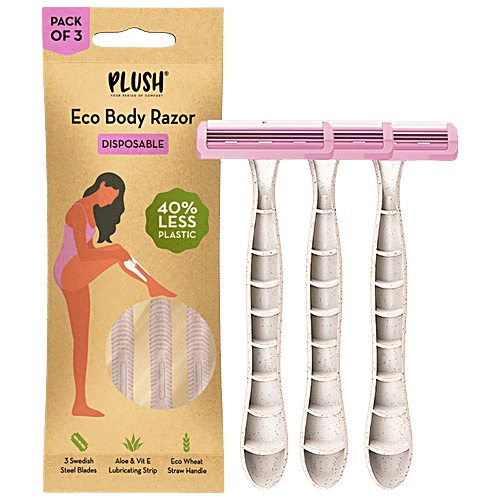 Hygiene Body Razor Buy Plush Eco Disposable Body Razor Online at Best Price of Rs 159.2 ...