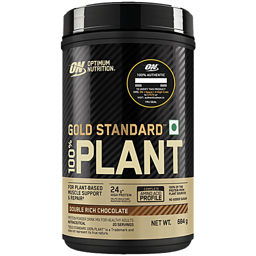 Buy Optimum Nutrition Gold Standard Plant-Based Protein Powder Drink Mix -  Double Rich Chocolate Online at Best Price of Rs 2499 - bigbasket