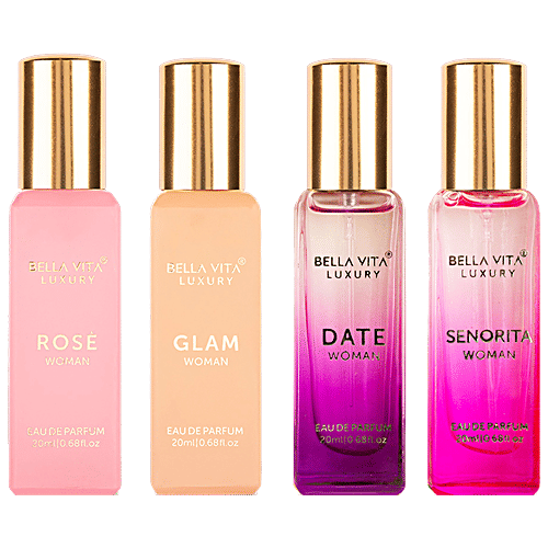Bella Vita Luxury Perfumes Gift Set For Women, 80 ml