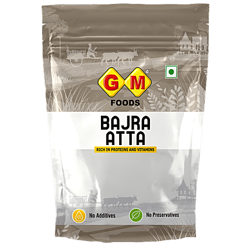 GM FOODS BAJRA ATTA 500G.