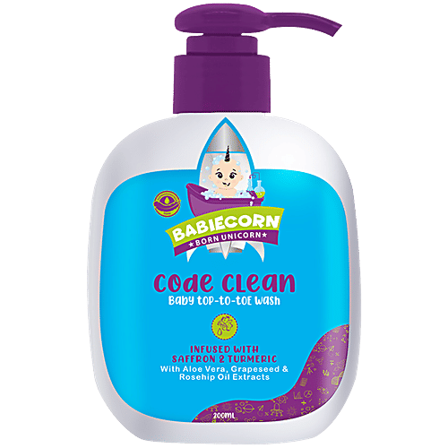 Buy Babiecorn Code Clean Baby Top-to-toe Wash Infused with Saffron ...