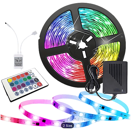 Buy Mansaa LED Strip Light 4 Mtr 150 LEDs Multicolour Direct Plug In ...