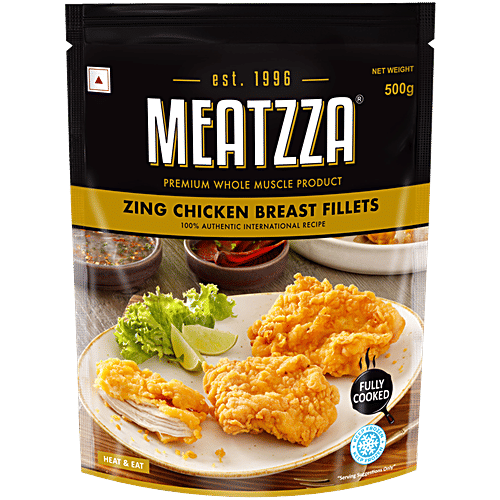 Buy Meatzza Zing Chicken Breast Fillets, Authentic International