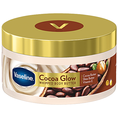 Buy Vaseline Cocoa Glow Whipped Body Butter Shea Butter