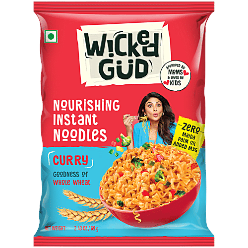 Wickedgud Curry Instant Noodles 69 Gm