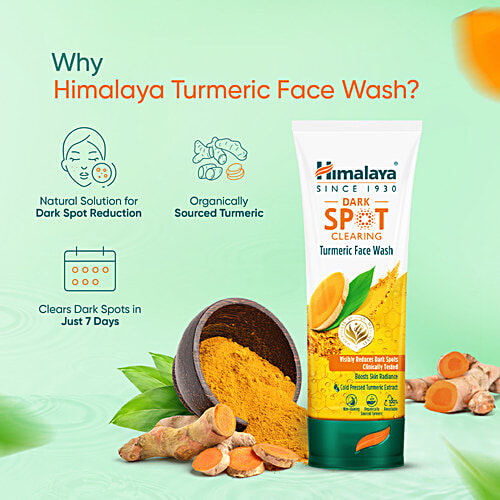 Himalaya Dark Spot Clearing Turmeric Face Wash 100Ml
