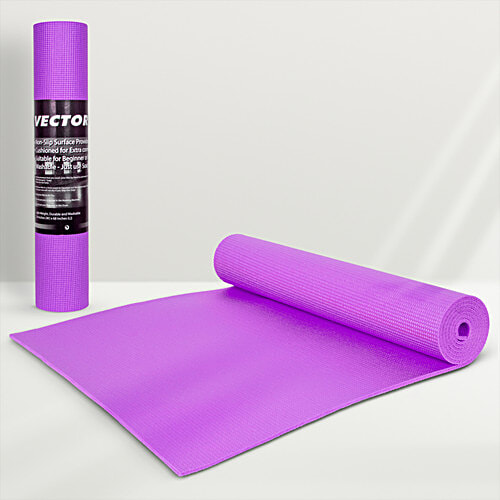 Vector X Non-Toxic Phthalate Free Yoga Mat mm, Anti Slip PVC, Eco  Friendly, pc - Main Image