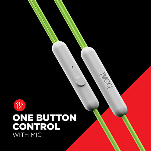 boAt BassHeads 104 Wired Earphones (White)