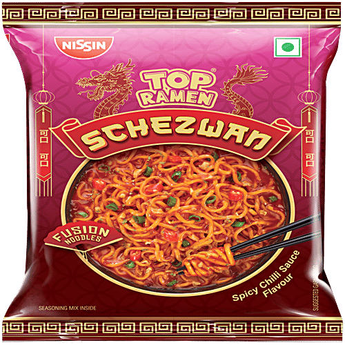 Buy Nissin Top Ramen Fusion Instant Schezwan Noodles - Spicy