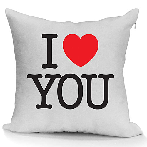 Buy JBG Home Store I Love You Cushion Quote Cushion/Cover- With