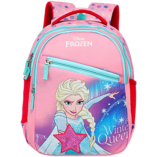 Priority Disney Elsa Princess Printed Kids School Bag/Backpack, Size 36 Cm,  pc