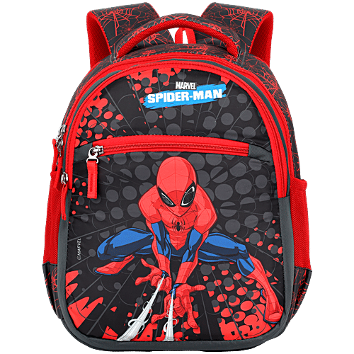 Priority Spiderman Printed Kids School Bag/Backpack, Size 36 Cm, pc