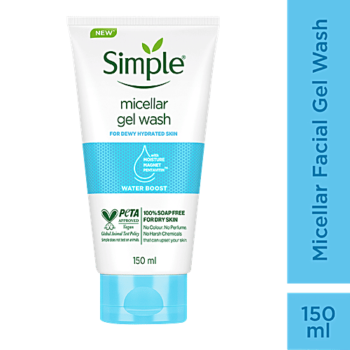 Simple Face Boost Buy Simple Water Boost Micellar Gel Facial Wash Online at Best Price of ...