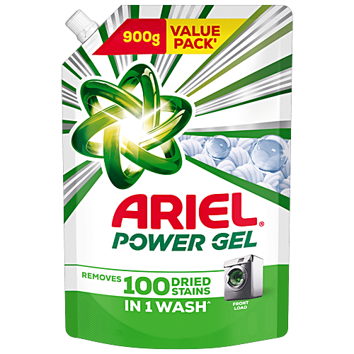 Ariel Power Gel Front Load Liquid Detergent, 900 g