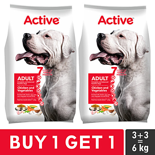 Buy Active Dry Dog Food With Chicken Vegetables, Adult Online