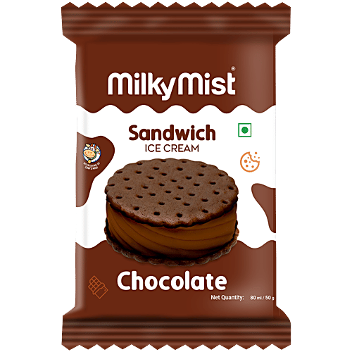 Buy Milky Mist Chocolate Sandwich Ice Cream Online at Best Price