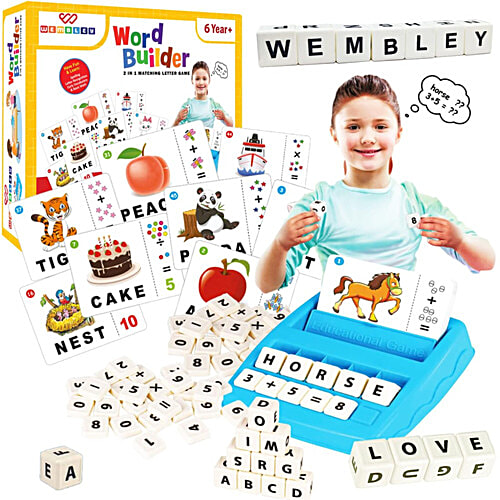 Buy Wembley Educational Toys Spelling Brain Games For Kids, In