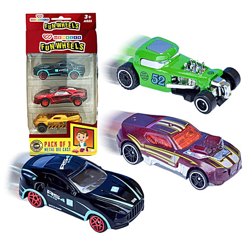 Buy Wembley 1:64 Free Wheel + Pull Back Metal Die Cast Metal X Racers ...