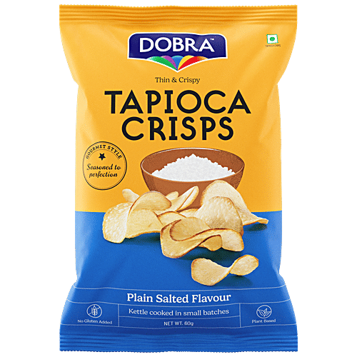 Buy Dobra Plain Salted Tapioca Crisps Online at Best Price of Rs
