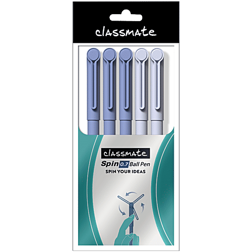 Classmate Spin Ball Pen Blue, pcs