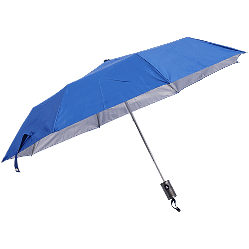 bb home Fold Auto-Open Umbrella With Fabric Cover, Sky Blue, UV  Protection Coating, Large, pc