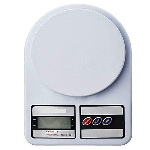 Buy Desidiya Kitchen Digital Weighing Scale White Online at Best