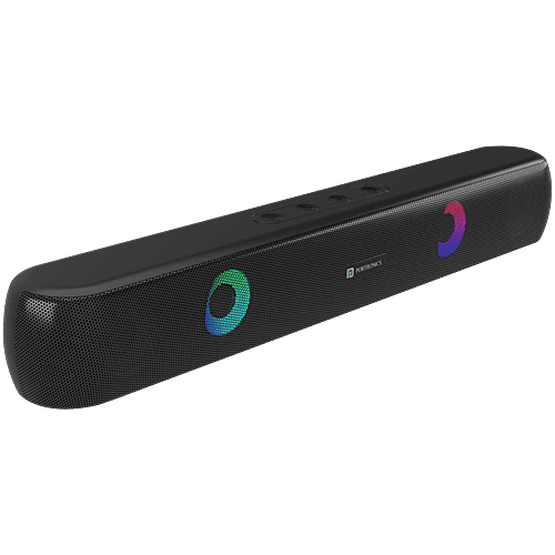 Portronics Decibel 21 Bluetooth Soundbar Speaker With AUX, USB, TWS,  Micro-SD FM Mode, pc