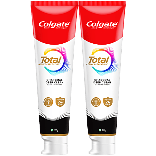 Buy Colgate Total Charcoal Deep Clean Antibacterial Toothpaste