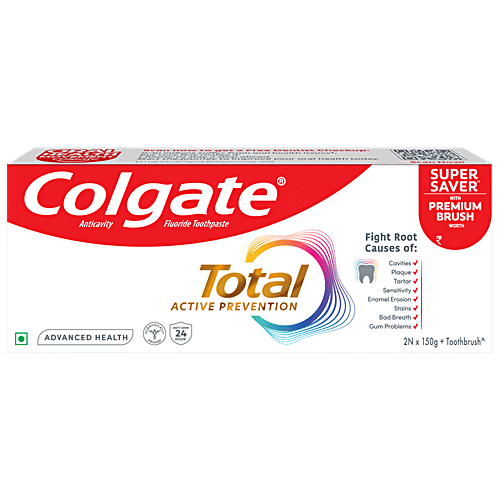 Buy Colgate Total Advanced Health Antibacterial Toothpaste & Toothbrush ...