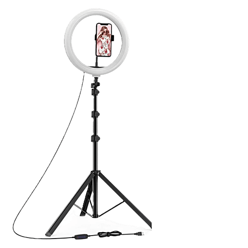 Desidiya Cm Ring Light For Video Professional Shooting, Photography  Halo, With Ft Stand, pc