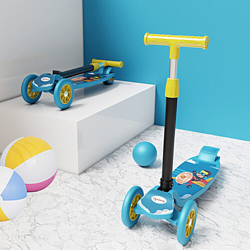 Buy Lifelong LLKS01 Kick Scooter Blue Yellow Online at Best