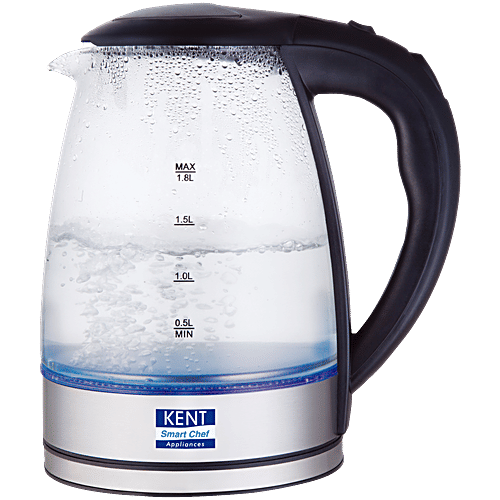 Buy kent 16052 Elegant Electric Glass Kettle Stainless Steel