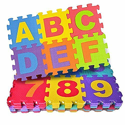 Buy Toy Cloud 36 Pieces Mini Puzzle Foam Eva Mat For Kids
