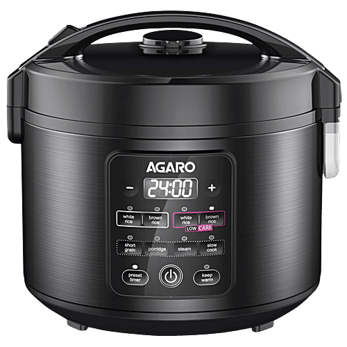 Buy Agaro Regal Electric Rice Cooker Ceramic Inner Bowl, SS