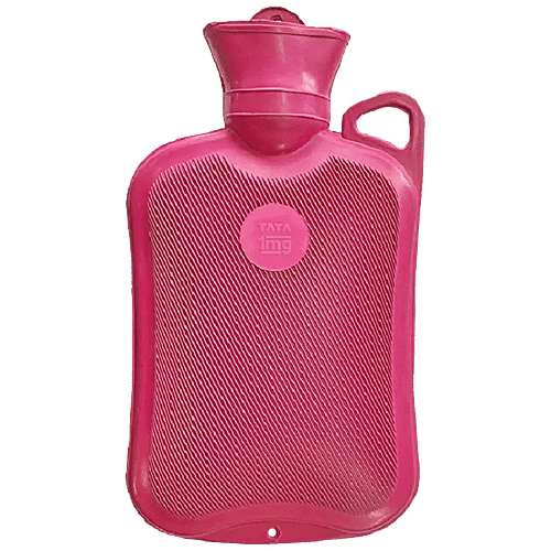 Tata 1mg Pink 2 Litre Traditional Rubber Hot Water Bag