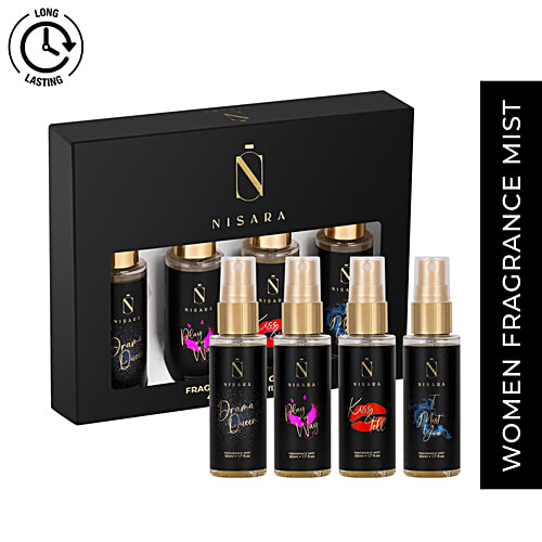 Buy Nisara Long Lasting Fragrance Body Mist Spray Perfume Gift Set