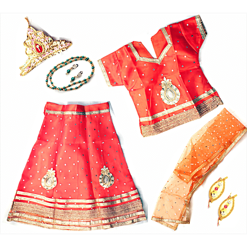 Brodees Radha Dress Set For Girls Assorted Colours, Size 26, to  Years, pcs