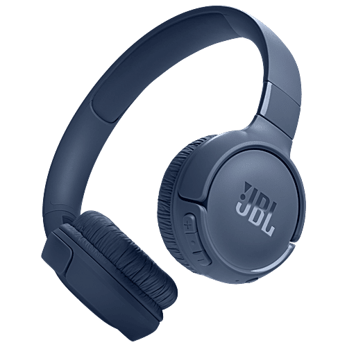 JBL Tune JBLT520BTBLU Bluetooth Headphone with Mic (Pure Bass Sound, On  Ear, Blue), Unit