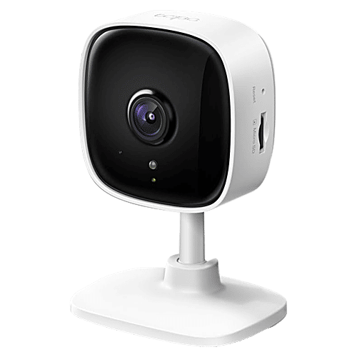 Tp-Link Tapo C100 FHD WiFi CCTV Security Camera (Two-Way Audio, White),  Unit