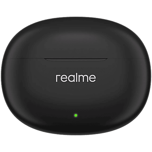 Realme Buds T110 TWS Earbuds with AI Noise Cancellation (IPX5 Water  Resistant, 38 Hours Playback, Punk Black), Unit