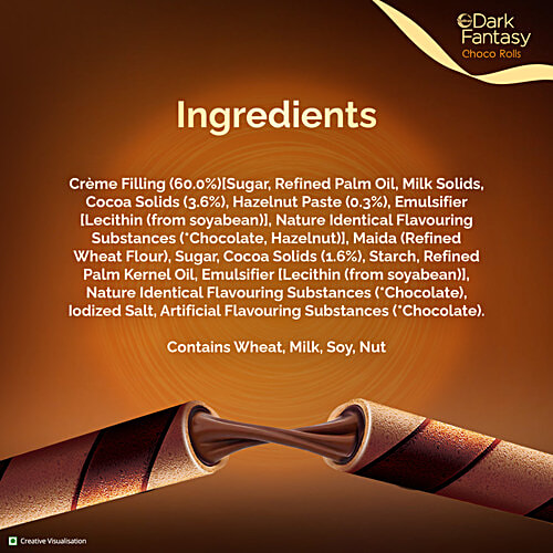 Sunfeast Dark Fantasy Choco Rolls,180G ( buy 1 get 1 )