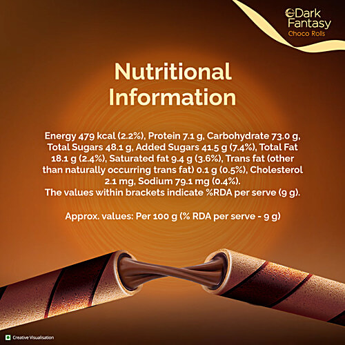 Sunfeast Dark Fantasy Choco Rolls,180G ( buy 1 get 1 )