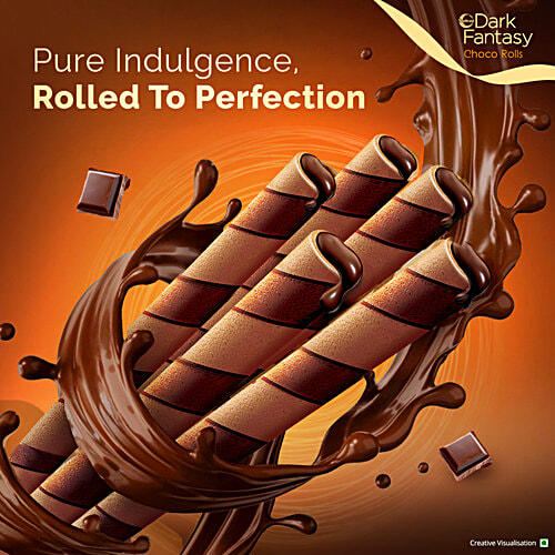 Sunfeast Dark Fantasy Choco Rolls,180G ( buy 1 get 1 )